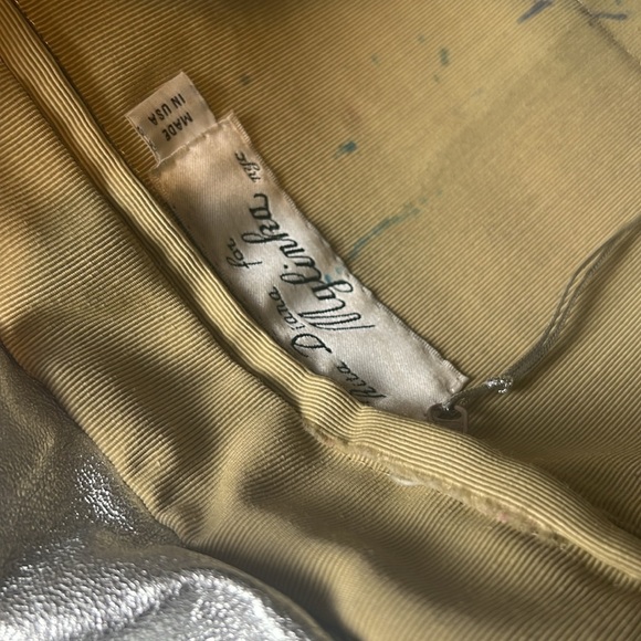 Vintage Rita Diana Mylinka Silver Metallic Crystal Puffer Cinch Shoulder bag - Picture 14 of 14